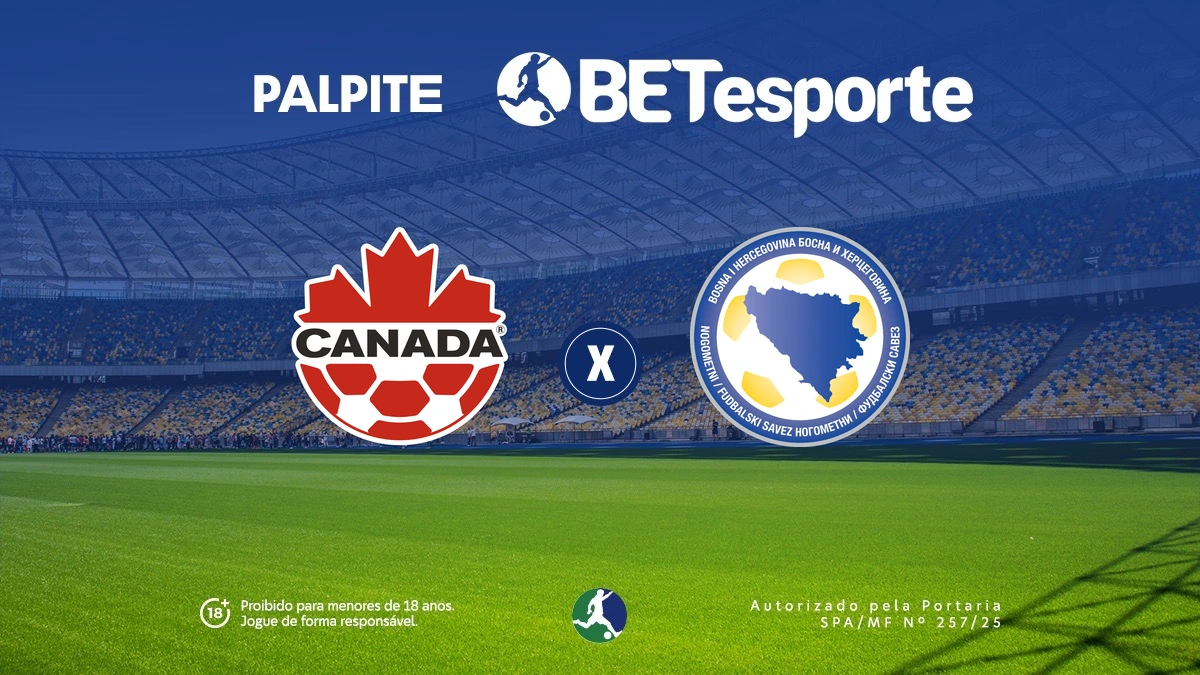 Palpite Canadá x Bósnia e Herzegovina: análise do jogo da Copa do Mundo