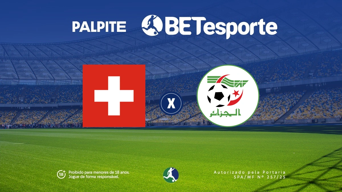 Palpite Suíça x Argélia: análise e odds da Copa do Mundo 2026