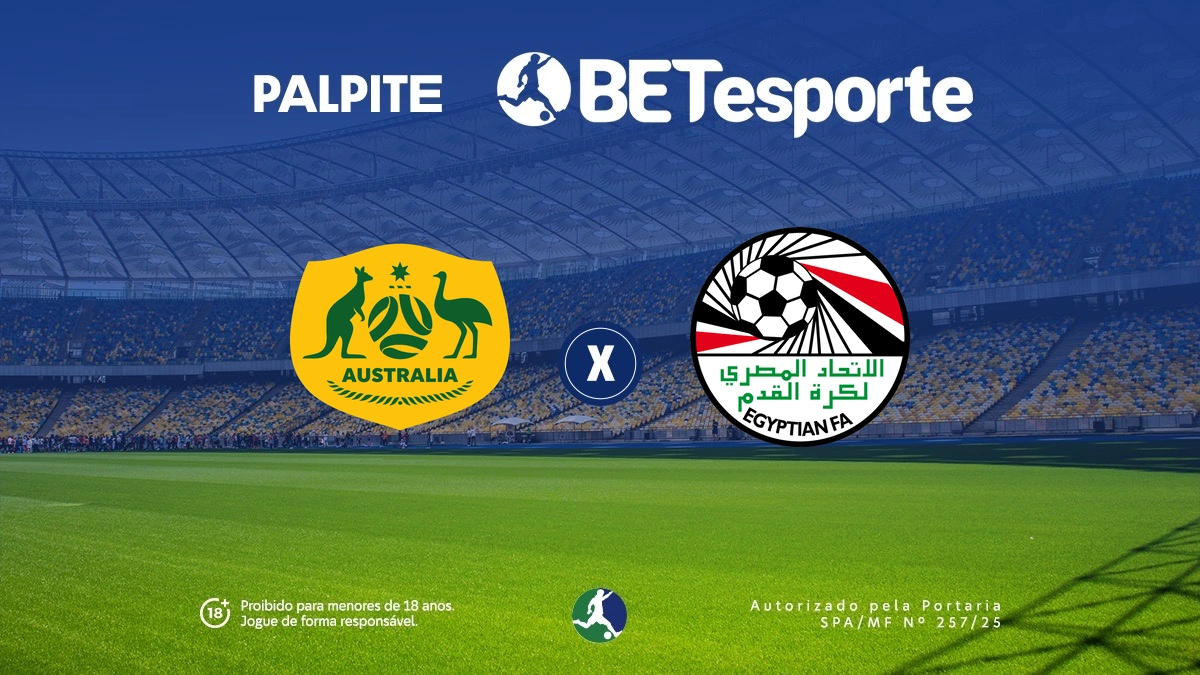 Palpite Austrália x Egito: análise e odds da Copa do Mundo