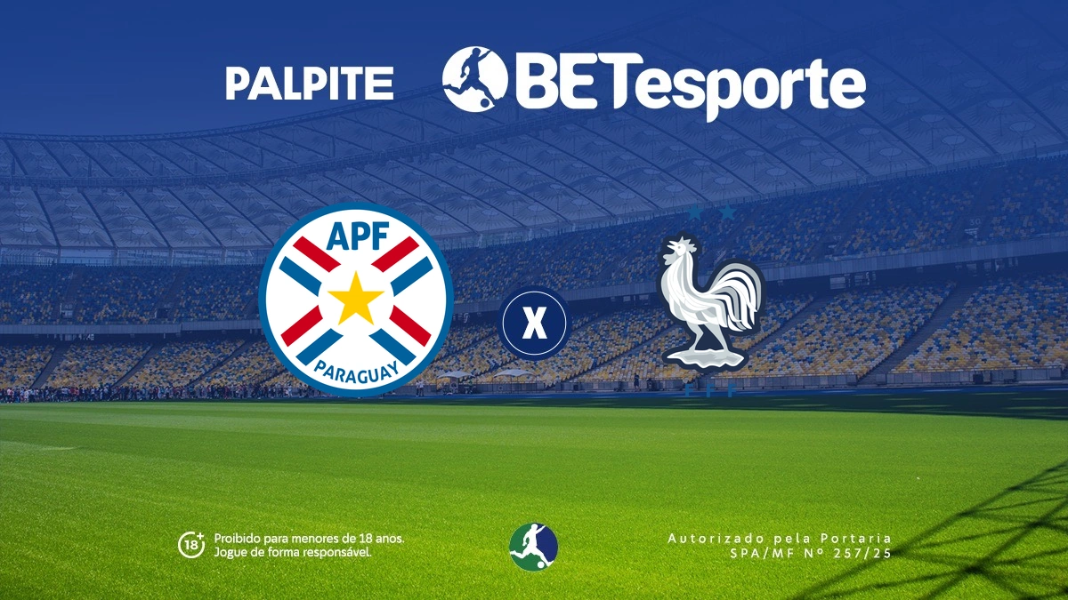 Palpite Paraguai x França: análise, odds e dicas de apostas